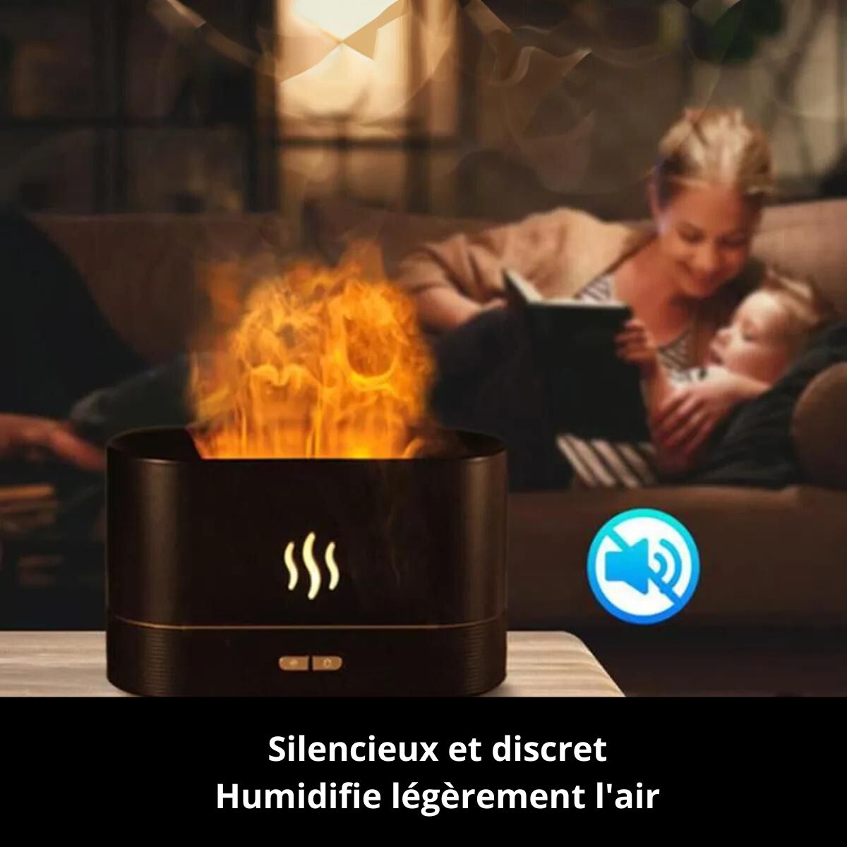 La lampe diffuseur de parfum et humidificateur d'air est parfaite pour créer une atmosphère cocooning à la maison, se détendre, se relaxer et s'endormir paisiblement.